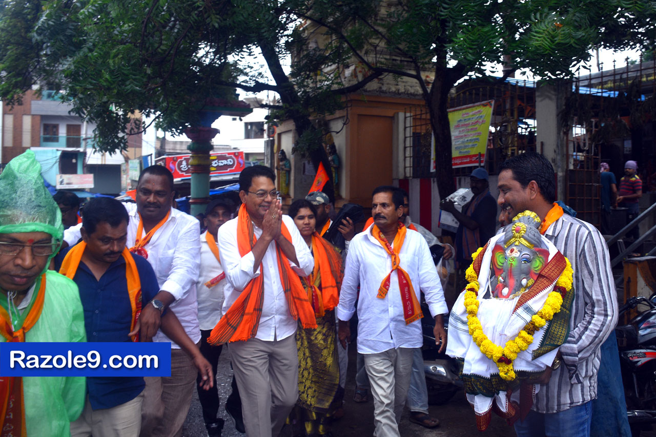 Razole Taluka Ganesh Nimajjanam